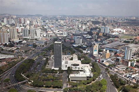 Vista Da Região Central De São Bernardo Do Campo Com Destaque Ao Paço