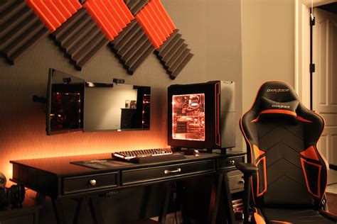 Orange Is The New Black Gaming Room Setup Room Setup Gamer Room