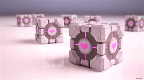 Companion Cube Portal By Grumpy Owl On Deviantart