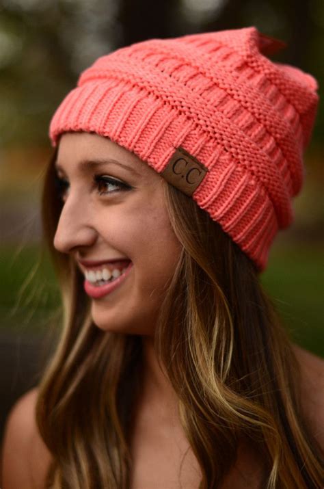 Best Ever Beanie Coral Beanie Cold Weather Accessories Winter Hats