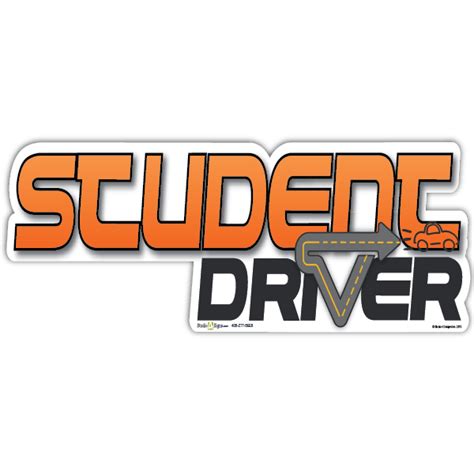 Student Driver Decalsmagnets Studio 4 Signs