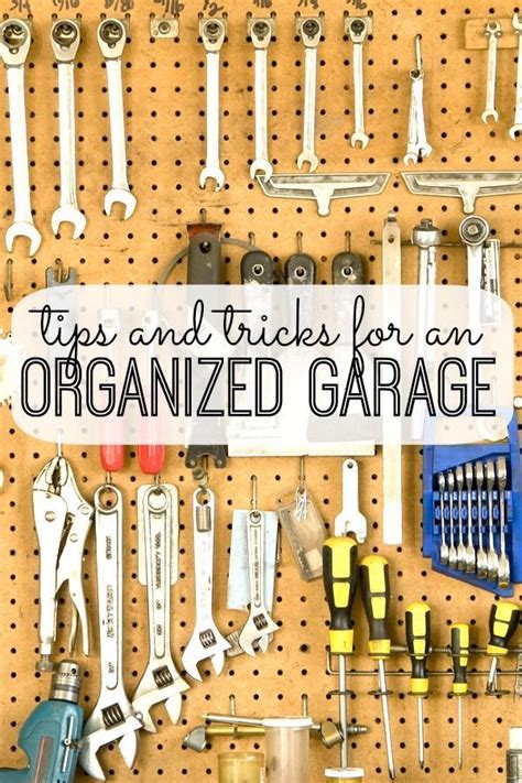 Garage organization tips and tricks. Simple Tips to Organize Your Garage - My Life and Kids ...