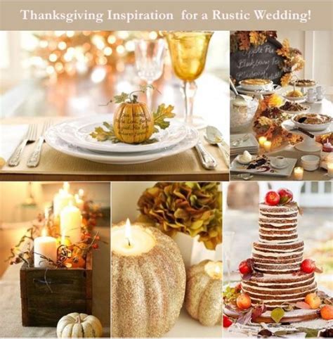 Thanksgiving Wedding Party Decorating Ideas #2368613 - Weddbook