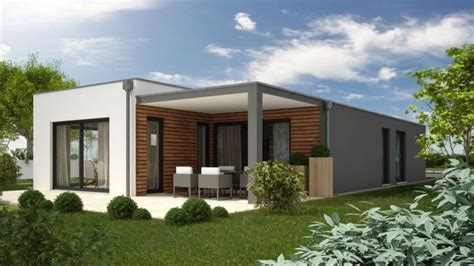 Modern Aerated Concrete Block Single Story House Plans
