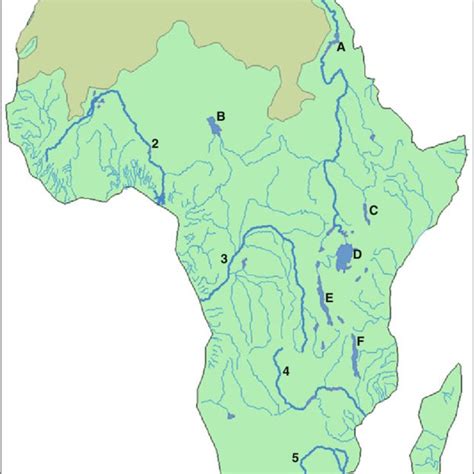Africa Lake Map Africa Map Lakes And Rivers The 199 Best Africa