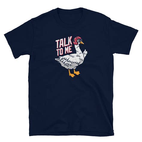 Talk To Me Goose Funny Goose Top Goose Top Gun Goose Shirt Etsy