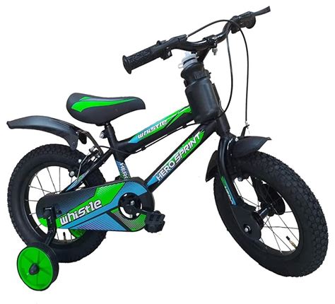 Hero Cycles Sprint Whistle 16t Sporty Kids Cycle Green For Boys And