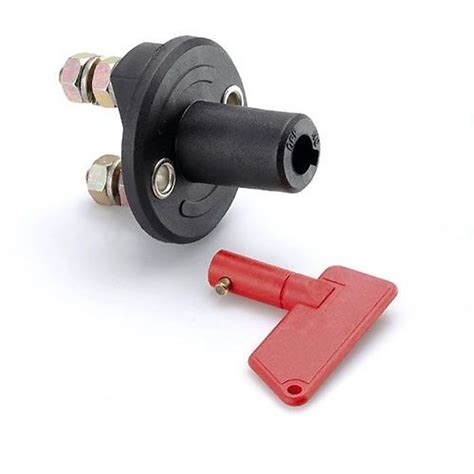 Battery Isolator Switch With Removeable Key Lands Engineers