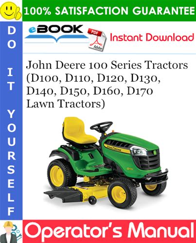 John Deere 100 Series Tractors D100 D110 D120 D130 D140 D150