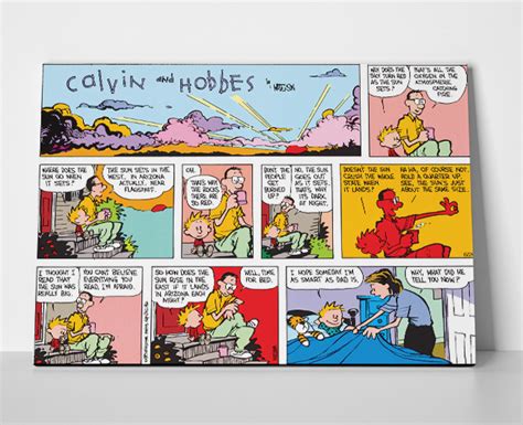 Calvin And Hobbes 3 Canvas Player Season Custom Canvas Shop
