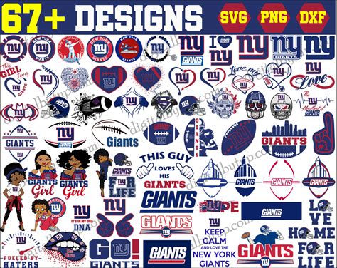 New York Giants Svg Nfl Svg Bundlegiants Football Svg Giants Svg
