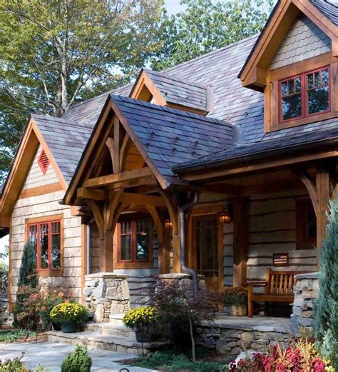 The highlander home package is a post and beam layout where the beams become part of the interior design. 392 best Lodge Style - Exteriors images on Pinterest | Log homes, Cottage and Cottages
