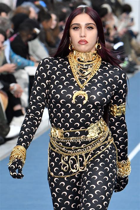 Lourdes Leon Hits The Runway In Catsuit At Paris Fashion Week
