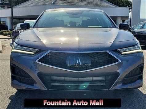 2022 Acura Tlx Technology Package 5 Miles Modern Steel Metallic 4d