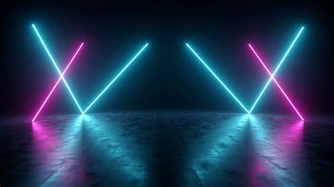 If you have your own one, just create an account on the website and upload a picture. Futuristic Sci Dark Empty Room Blue Purple Neon Glowing ...