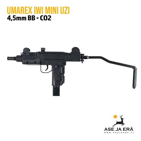 Umarex Iwi Mini Uzi Co2 45mm Ilmapistooli Asejaerafi Verkkokauppa