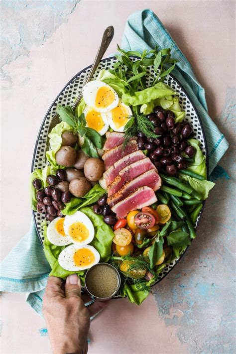 Easy Ahi Tuna Nicoise Salad Foodness Gracious