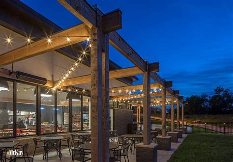 Patios and walkways are a great way to add curb appeal, enjoyment and value to your omaha home. Outdoor Restaurant Patio Lighting Design by McKay ...