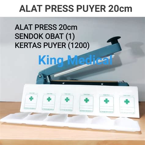 Jual Km Alat Press Puyer Cm Sendok Puyer Kertas Puyer Jakarta