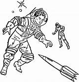 Astronaut Coloring Printable sketch template