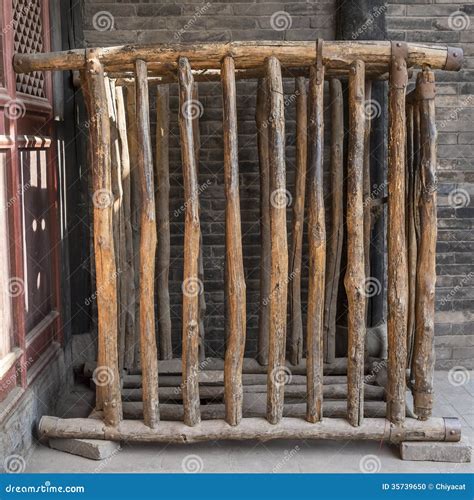 Human Cage In Pingyao Prison Stock Photo Image Of Ancient China