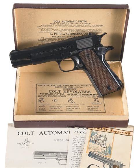 Colt Super 38 Pistol 38 Super Rock Island Auction