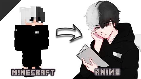 Turning A Minecraft Skin Into Anime 6 Youtube