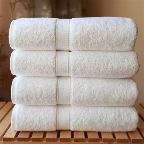 Luxury Hotel And Spa Collection 100 Turkish Cotton Bath Towels Set Of 4