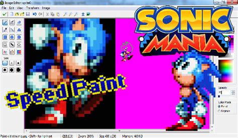 Creando Sprites De Sonic Mania Speed Paint By Facundogomez On Deviantart