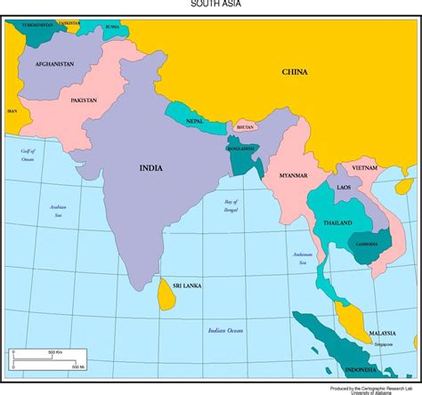 South Asia Political Map Diagram Quizlet