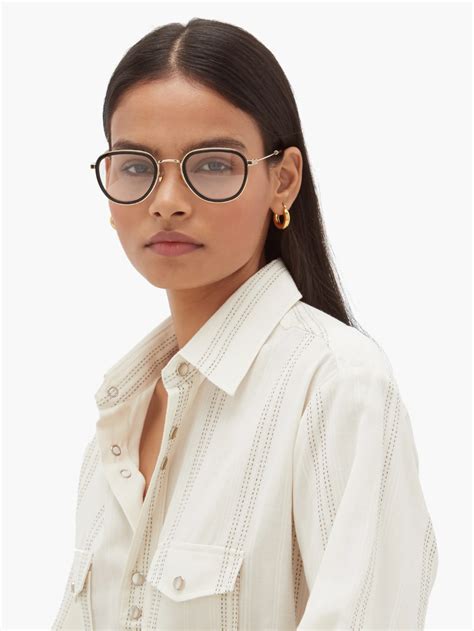 d frame metal and acetate glasses givenchy matchesfashion uk in 2020 eyeglasses for women