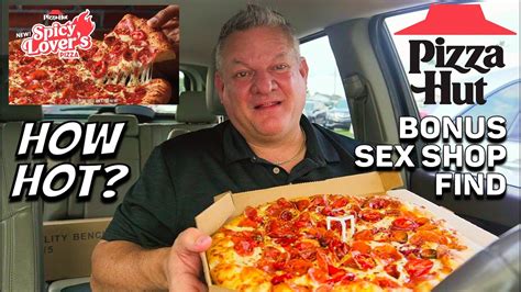 pizza hut spicy lover s pizza review with bonus sex shop find youtube