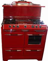 Retro Red Gas Stove Pictures
