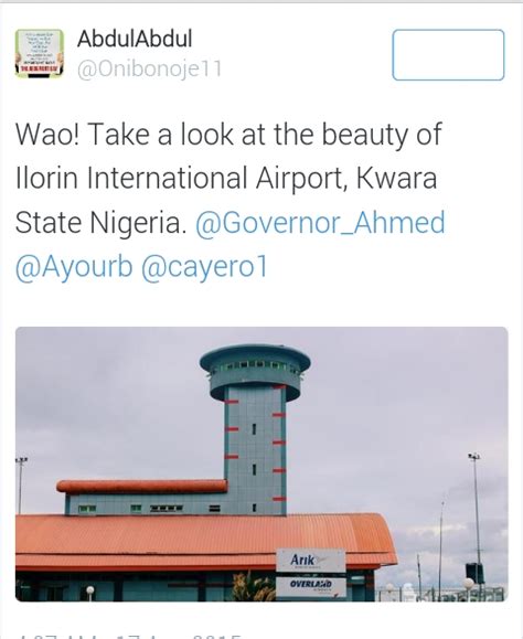 The Beauty Of Ilorin International Airport Kwara Photo Welcome To