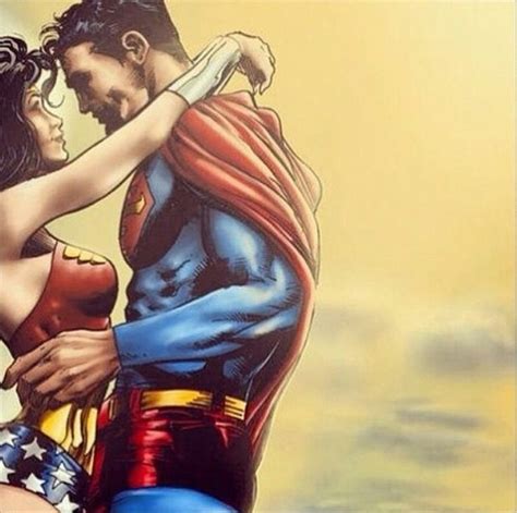 Super Love Source By Han0474 Wonder Woman Comic Superman Wonder
