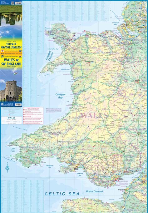 The wales map, shown in red on the image above, locates the country on the western edge of the wales had a population of 3,063,456 at the time of the last census in the uk which represented some. England/Wales Travel Reference map