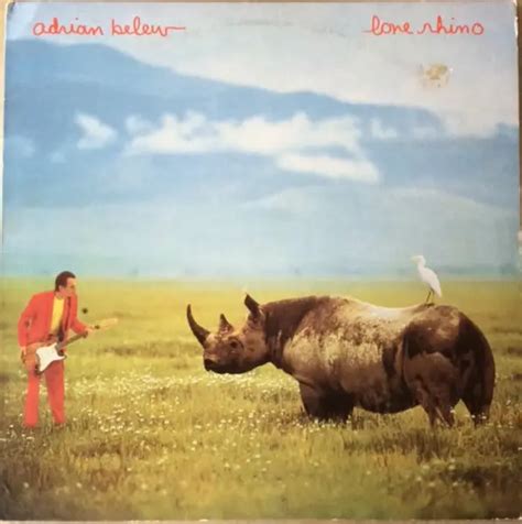 Albúm The Lone Rhino De Adrian Belew En Cdandlp