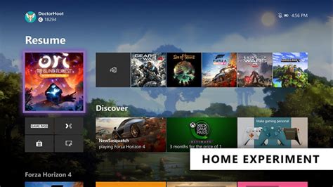 Xbox Ones Home Screen Gets Another Makeover In Latest Update Game