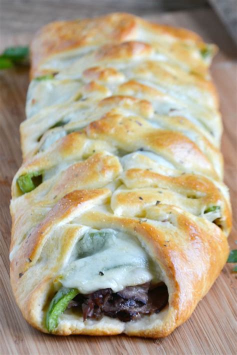 An Easy Recipe For Philly Cheesesteak Crescent Braid Everything You