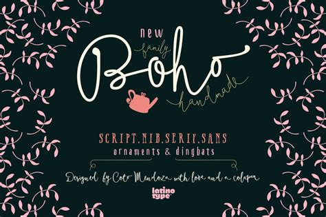 Boho Stunning Script Fonts Creative Market