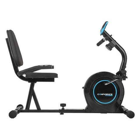 Keep track of each and every bike ride by. Confidence Fitness Magnetic Recumbent Exercise Bike with Adjustable Resistance for Home Use ...
