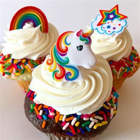 Enchanted Unicorn And Rainbow Cupcakes The Cupcake Delivers