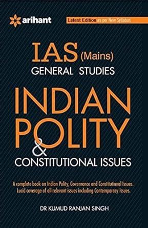 Buy Upsc Ias Civil Service Examination Indian Polity And Constitutional Issues Book Online At