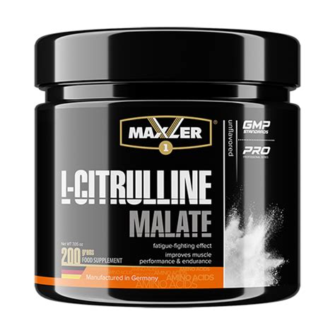 Купить Citruline Malate 200 гр от Maxler по цене 1150 руб ...