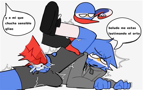 Rule 34 Ailewzol Argentina Countryhumans Chile Countryhumans Countryballs Countryhumans
