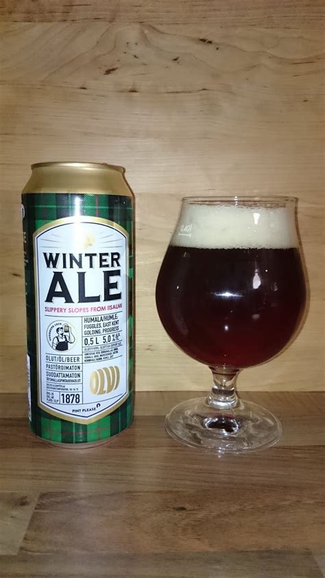 Beer Atlas Olvi Winter Ale Slippery Slopes From Iisalmi