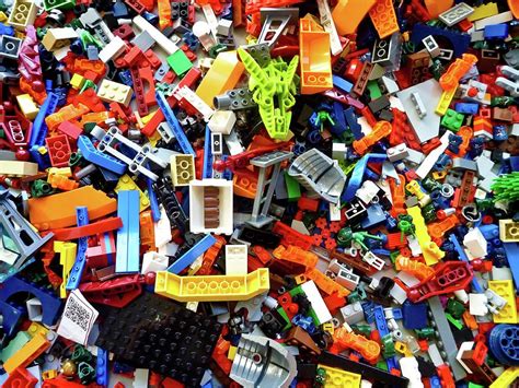 Lego Brick Pile Photograph By Frank Designs Fine Art America