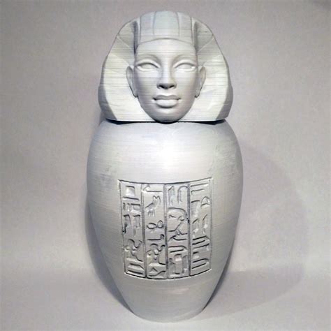 ancient egyptian canopic jar imsety by voxinaudita download free stl model