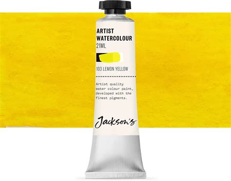 Jacksons Artist Watercolour Paint 21ml Lemon Yellow