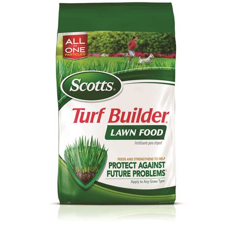 Using scotts turf builder lawn food thickens your grass. Scotts Turf Builder 32-0-4 Lawn Food For All Grass Types ...